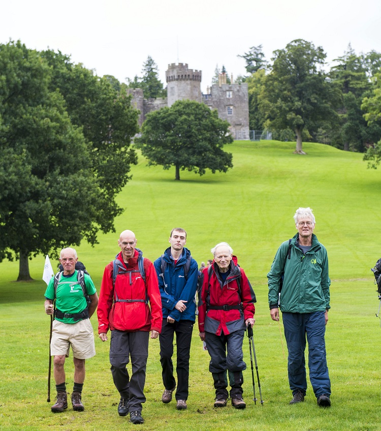Ramblers in Balloch Castle Country Park
