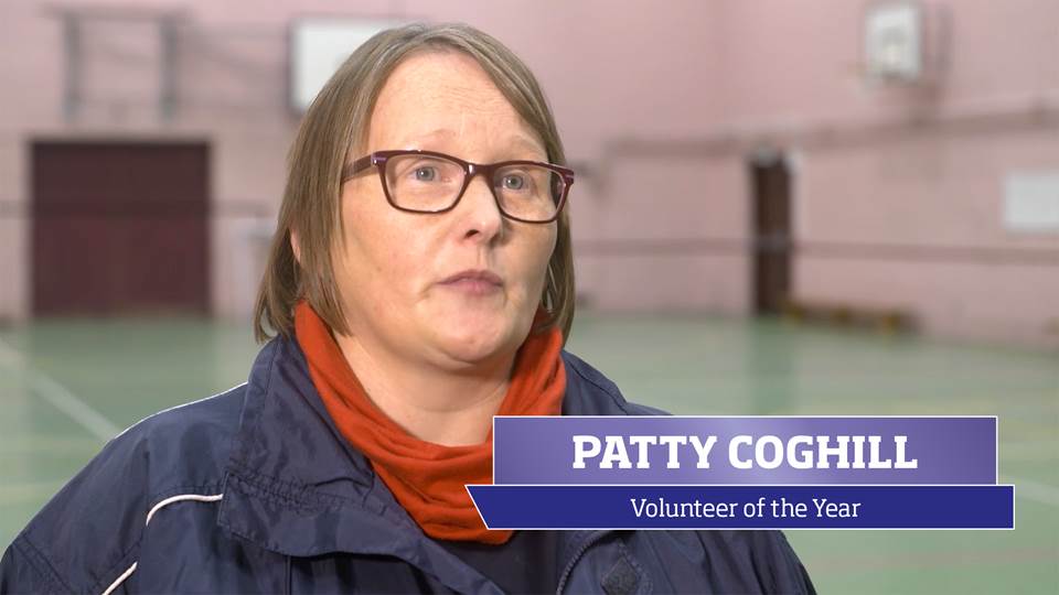Patty Coghill, the 2016 sportscotland Volunteer of the Year