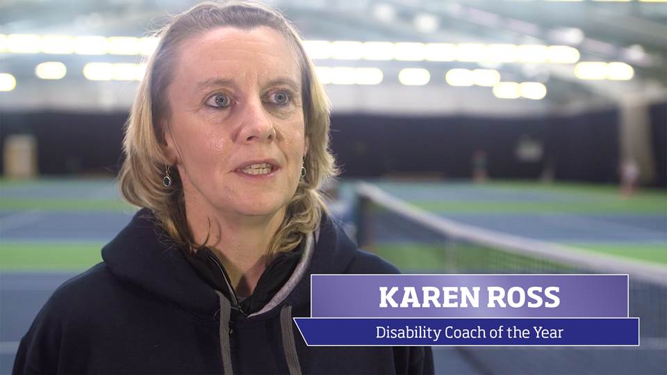 Karen Ross, the 2016 sportscotland Disability Coach of the Year