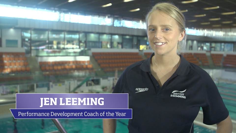 Jen Leeming, recipient of 2016 sportscotland Performance Development Coach of the Year