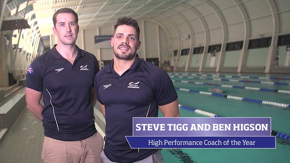 Steve Tigg and Ben Higson, the 2016 sportscotland High Performance Coaches of the Year