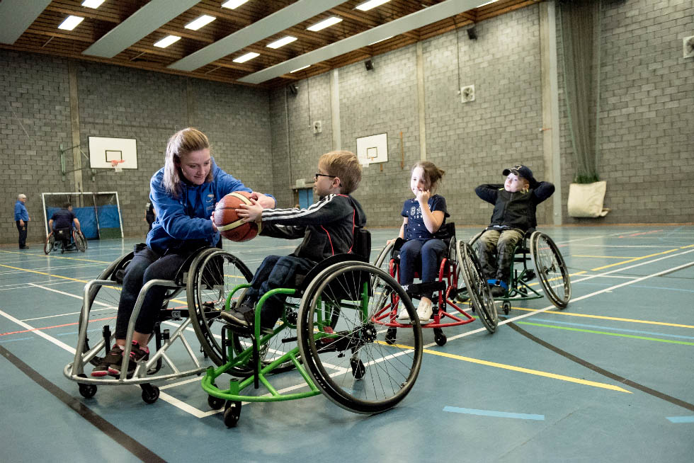 Wheelchair basketball benefits from the Inclusive Coach project