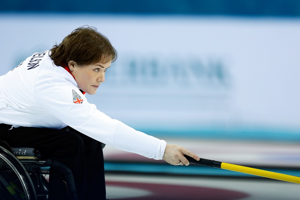 Wheelchair curling Aileen Neilson