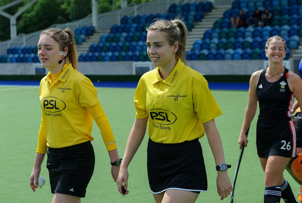 Carly Edward has become an international hockey umpire