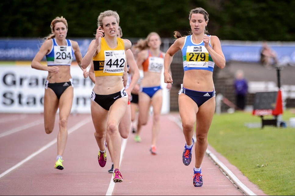 Jemma Reekie in action in Grangemouth