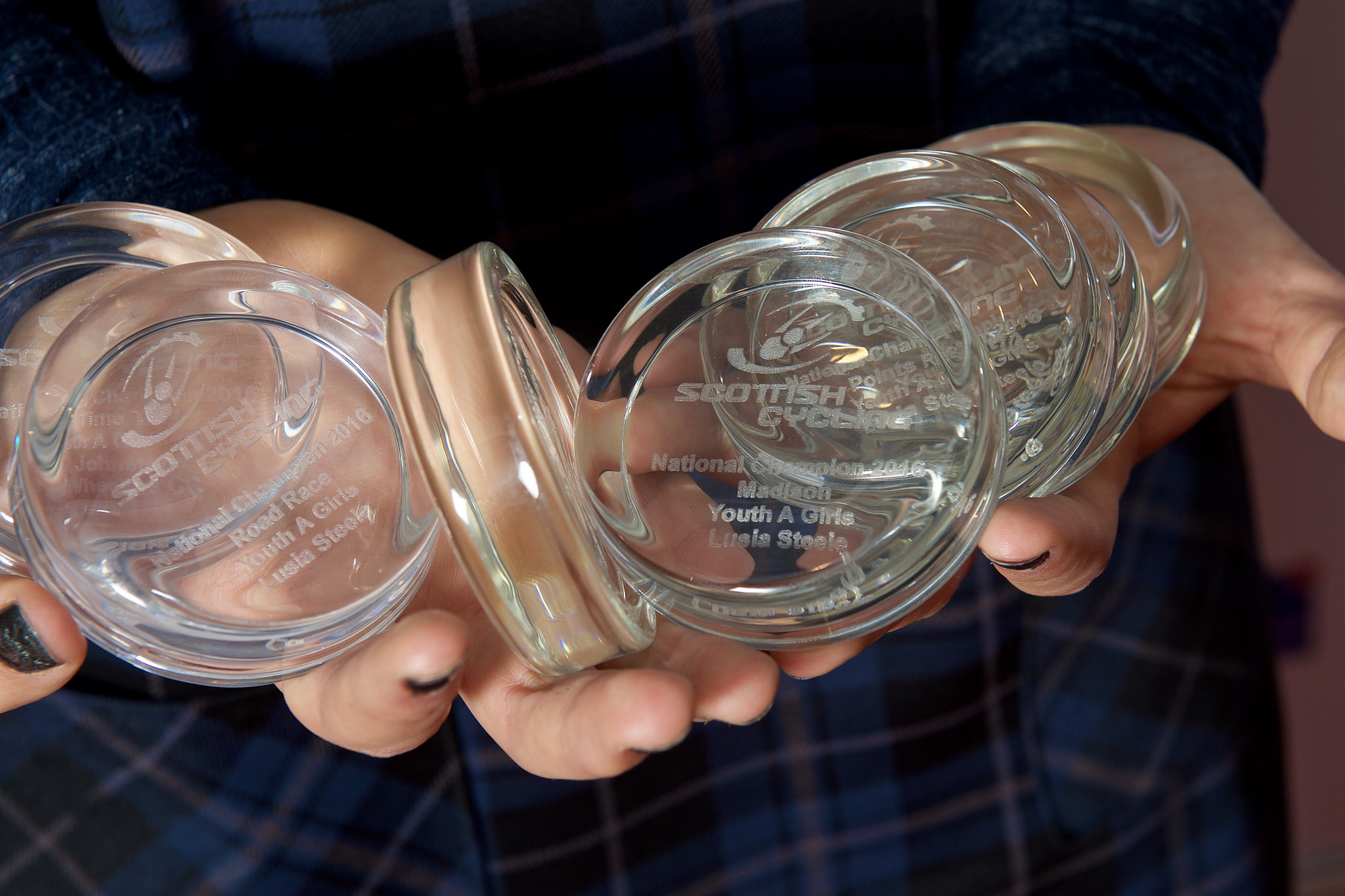 Scottish Cycling - Roll of Honour Award Medals