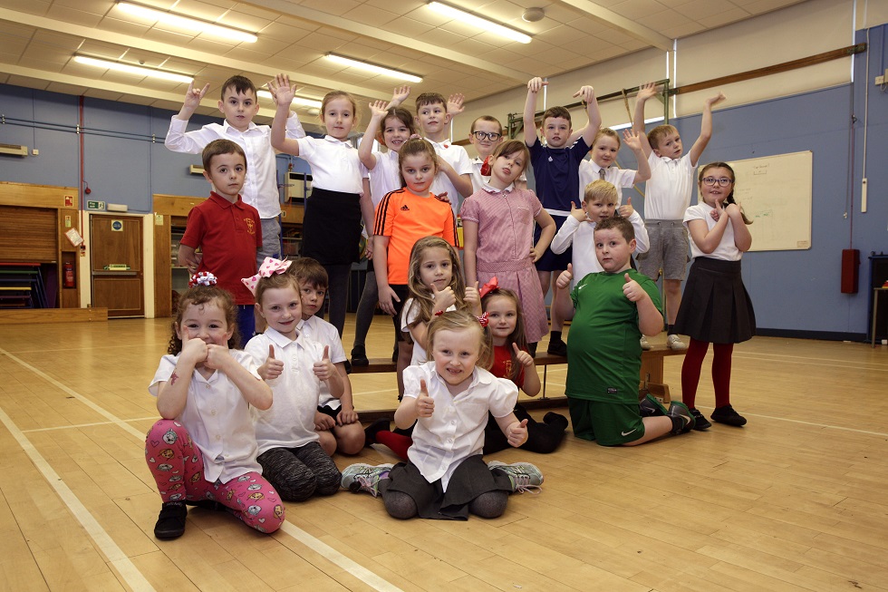 Pupils give the thumbs up