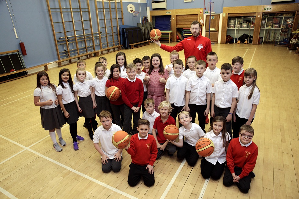 Pupils enjoy basketball sessions