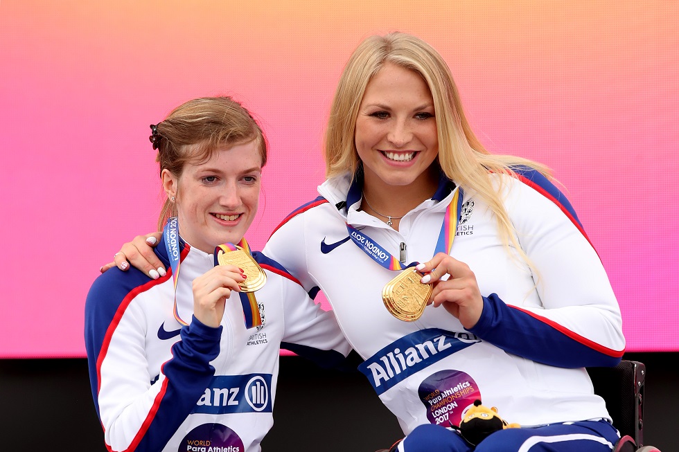 Sammi Kinghorn shows of her medal