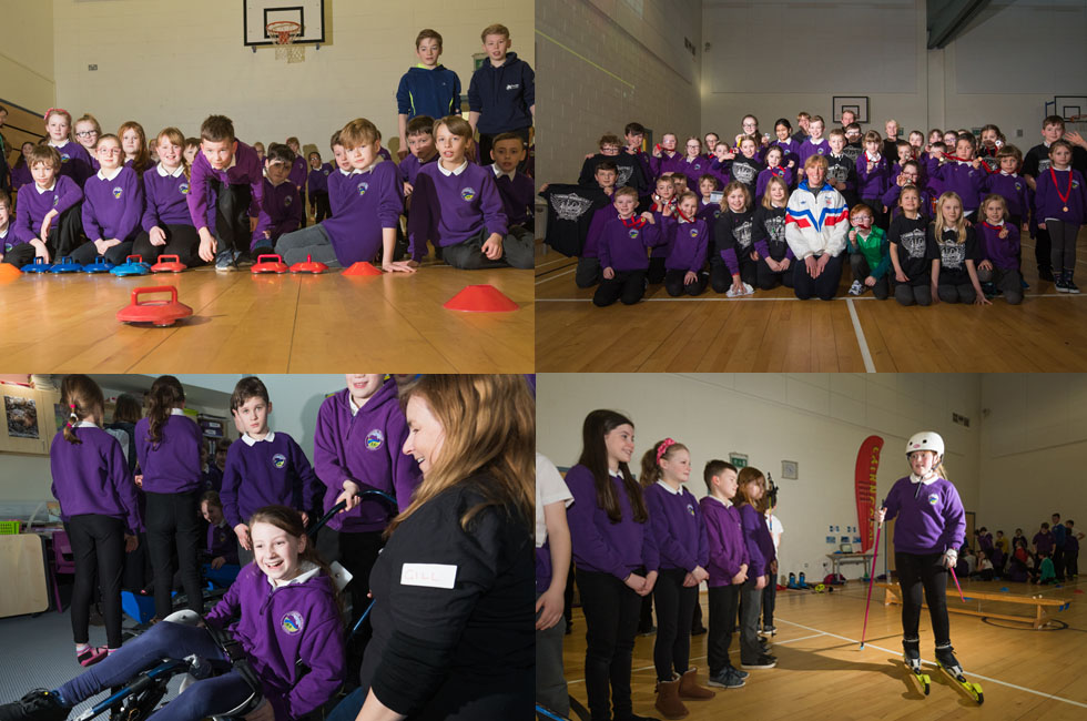 Aviemore Primary School celebrates the 2018 Winter Olympics 