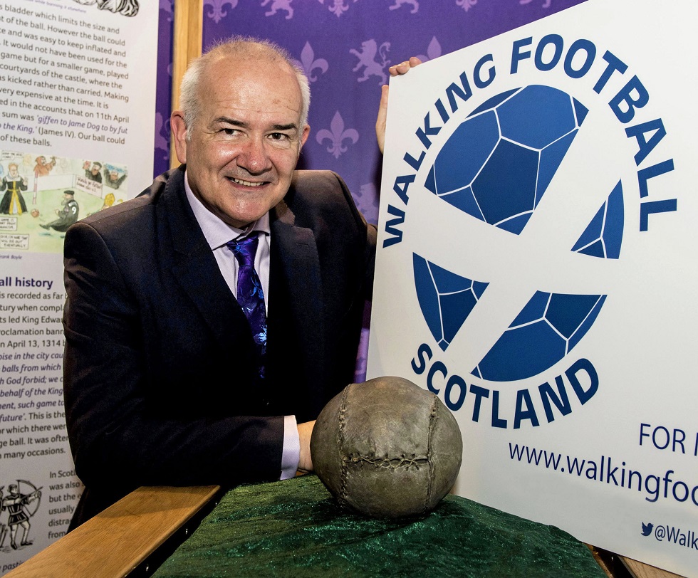 Gary McLaughlin chairman of Walking Football Scotland