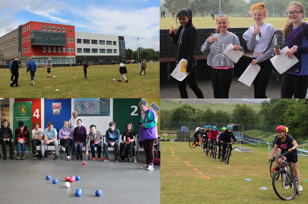 A selection of images from Kingussie High School and Community Sport Hub