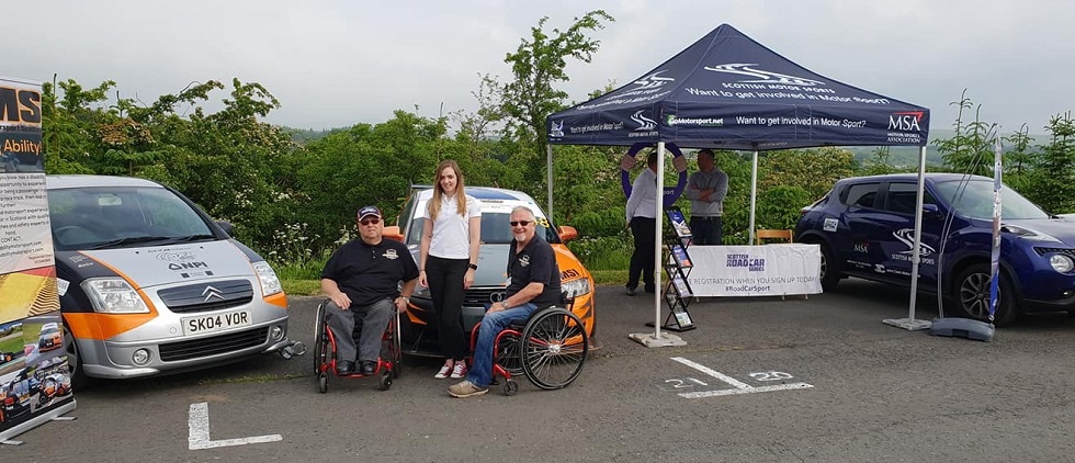 Disability Motor Sport at East Ayrshire Car Show