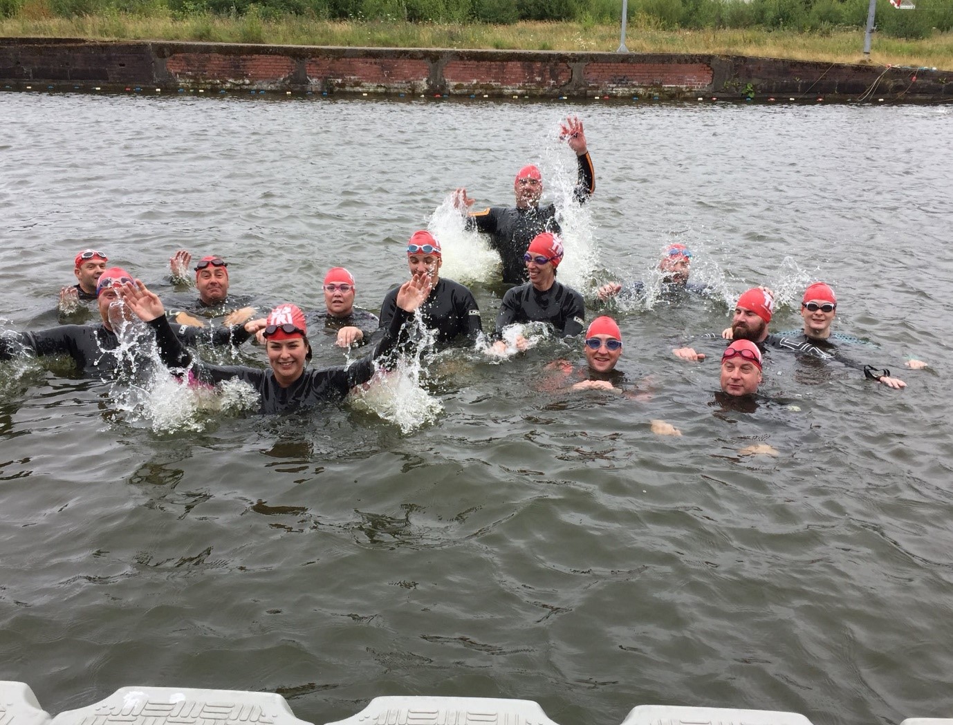 Triathlon swimmers
