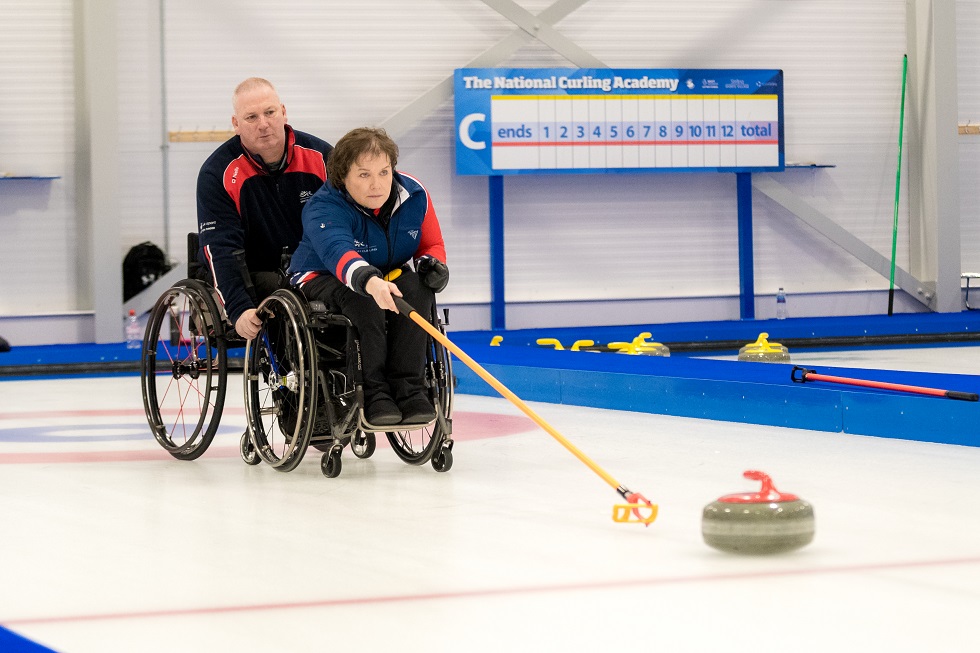 Curlers Gary Logan and Aileen Neilson