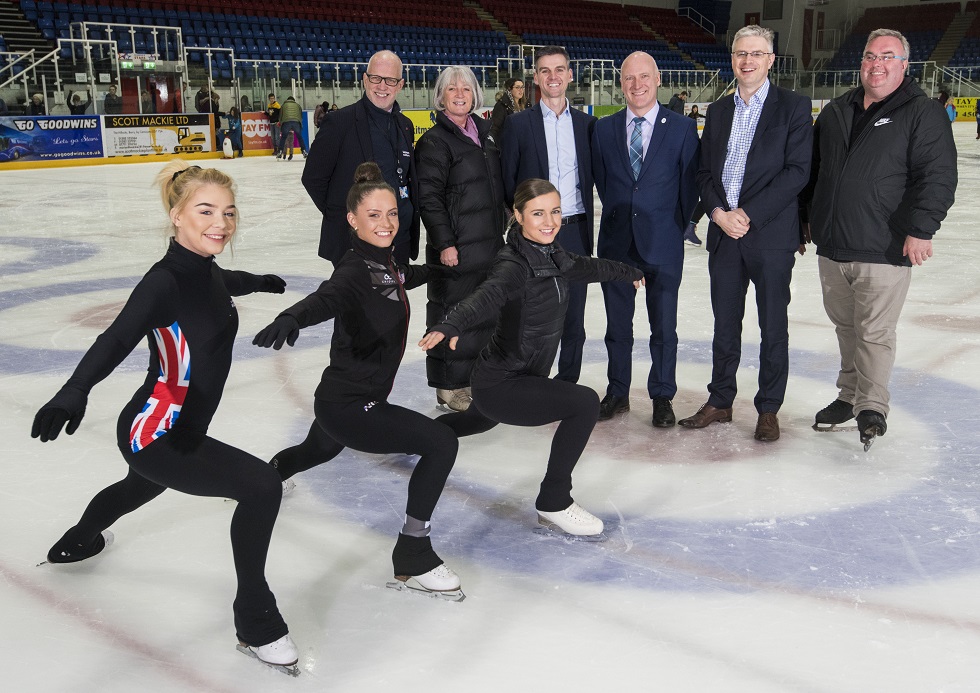 Sports Minister at Dundee Ice Arena