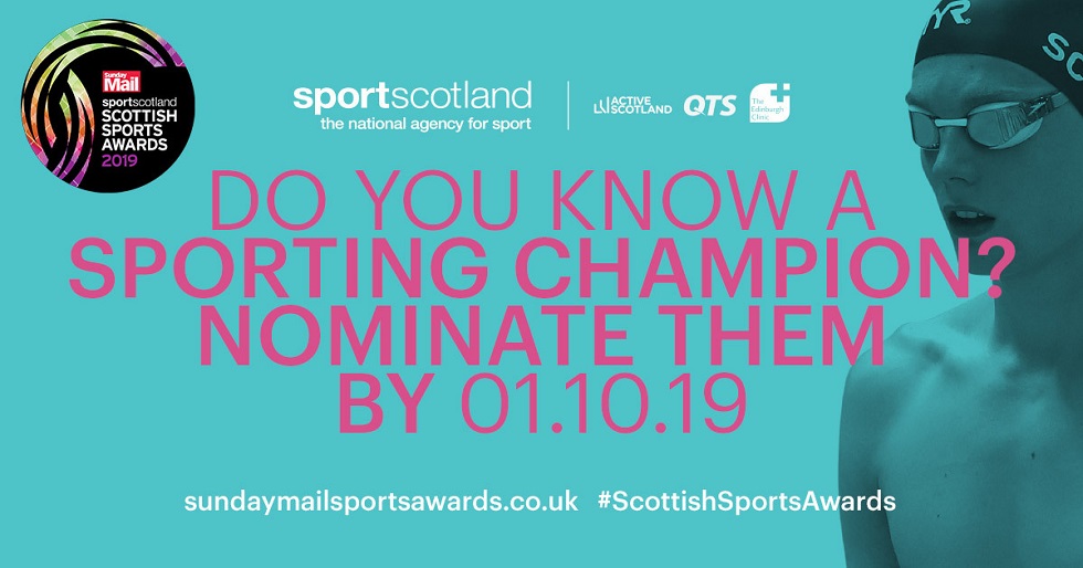 Scottish Sports Awards 2019 nominate now