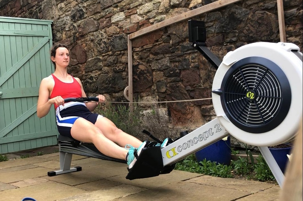 Rower training at home