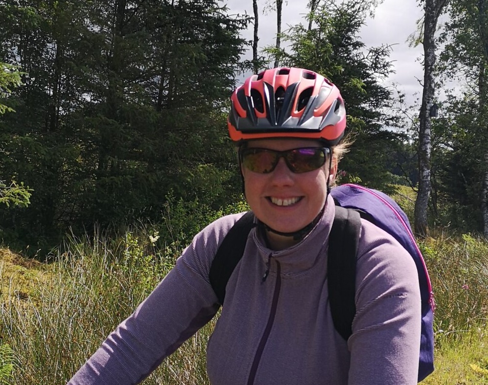 Sir Chris Hoy says thank you to Kirsteen Durkin