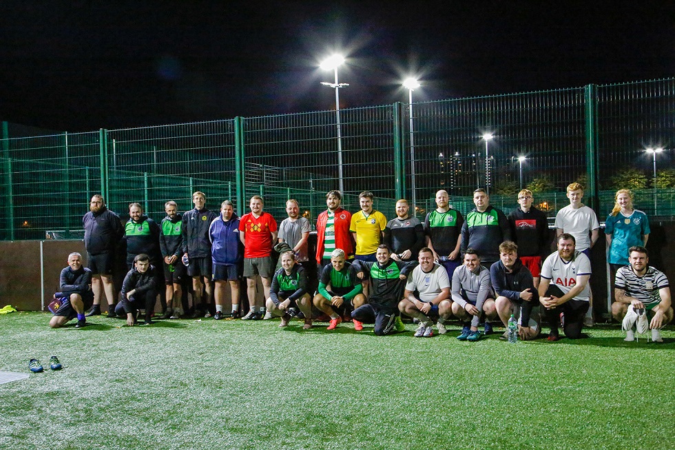 A Time to Tackle session before restrictions were in place