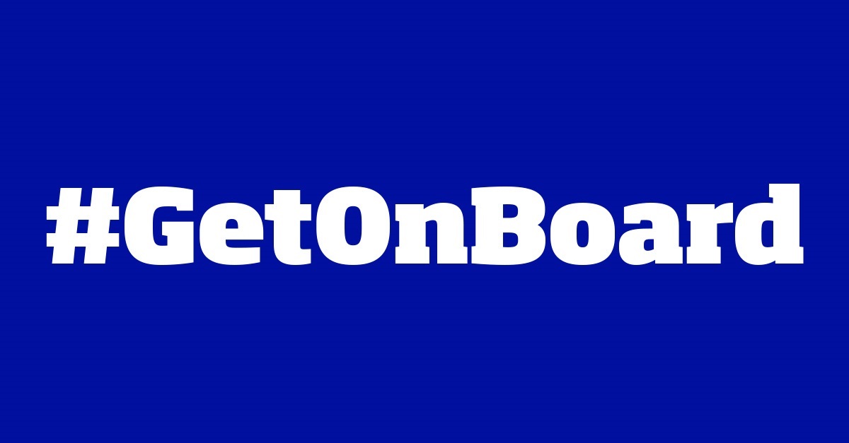 #GetOnBoard