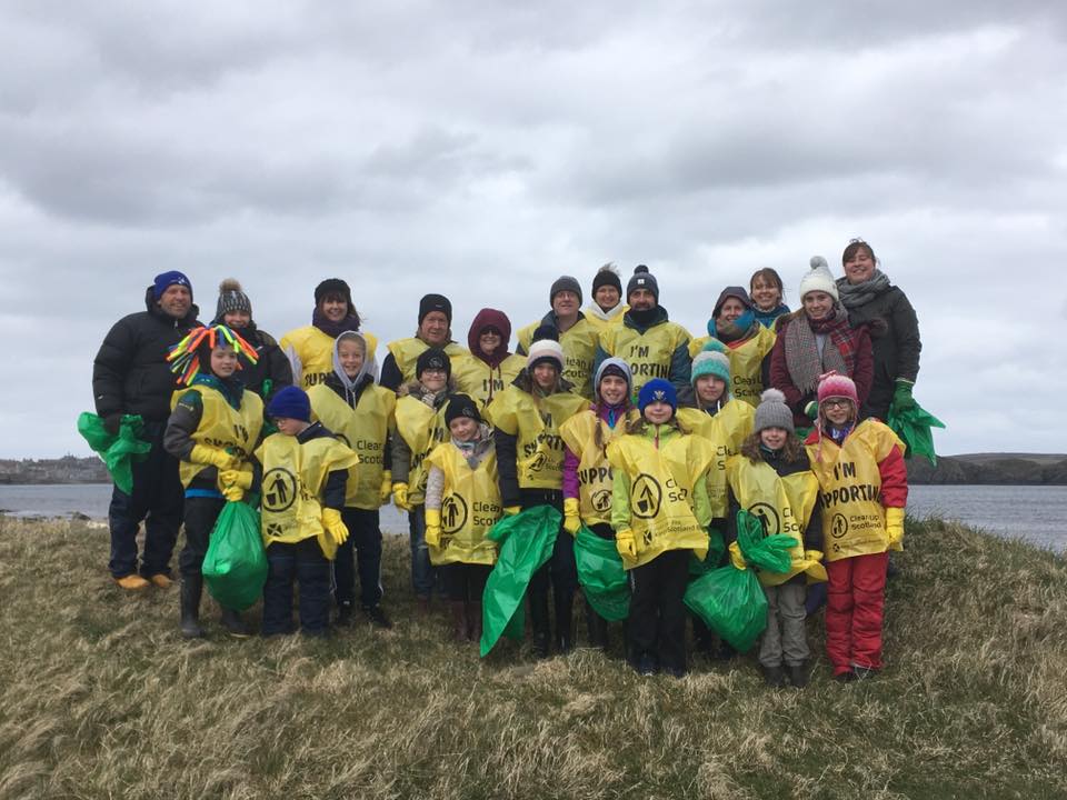 Lerwick ASC do their bit for the environment