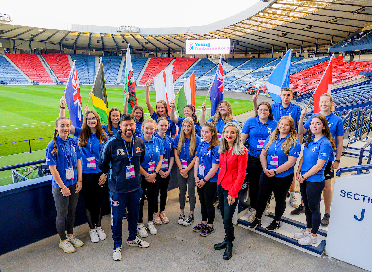 Young Ambassadors at Hampden Park