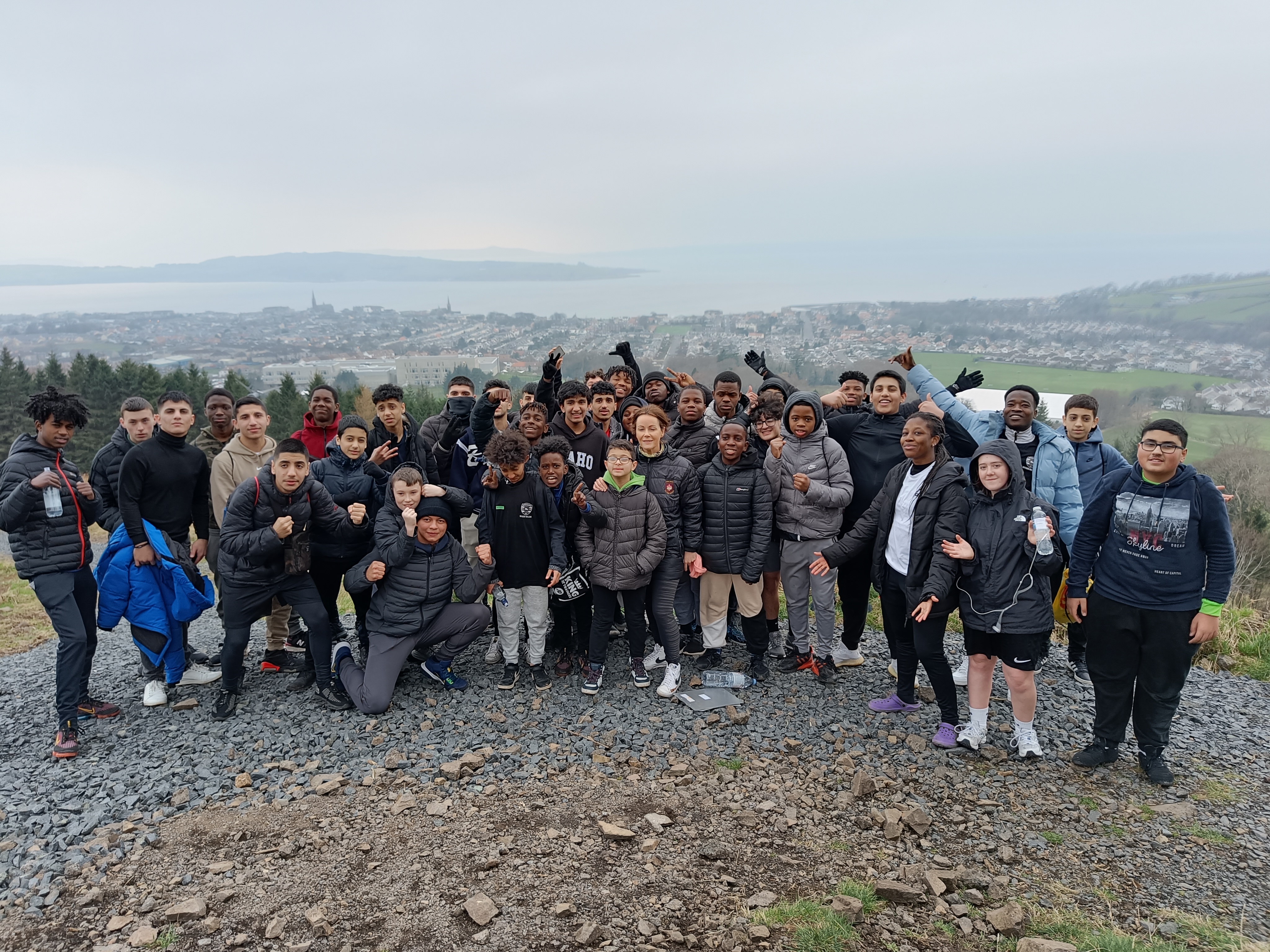 Active Schools Glasgow refugee residential participants