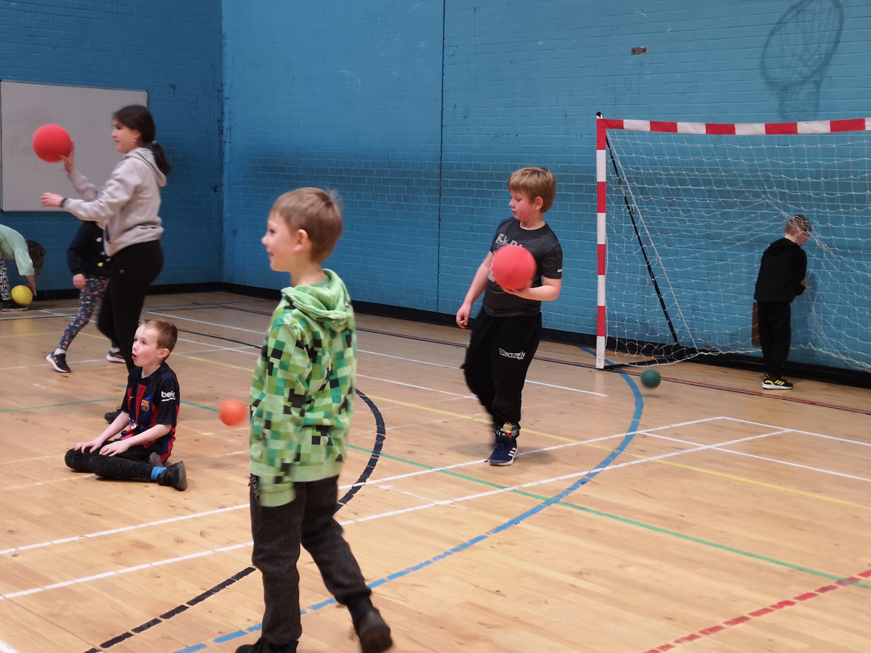 Active Schools Handball session