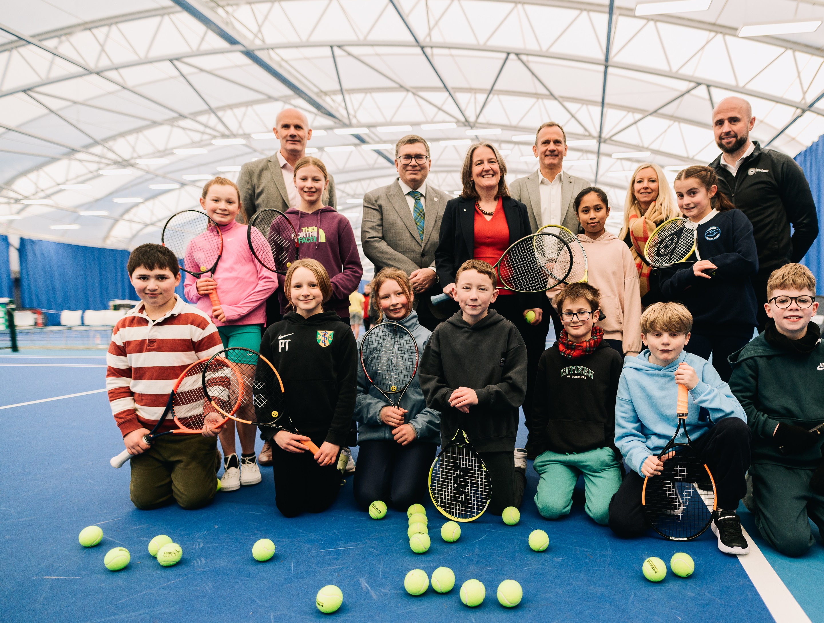 Oriam Indoor Tennis Centre officially opened