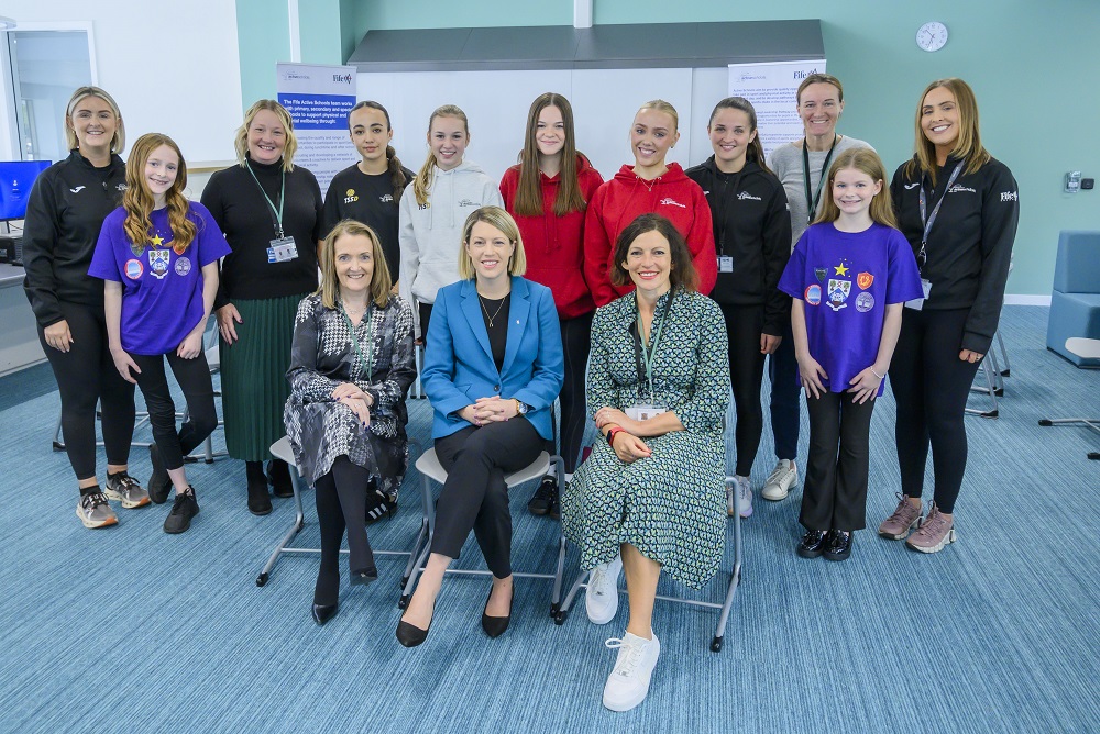 Jenny Gilruth visits Dunfermline Learning Campus