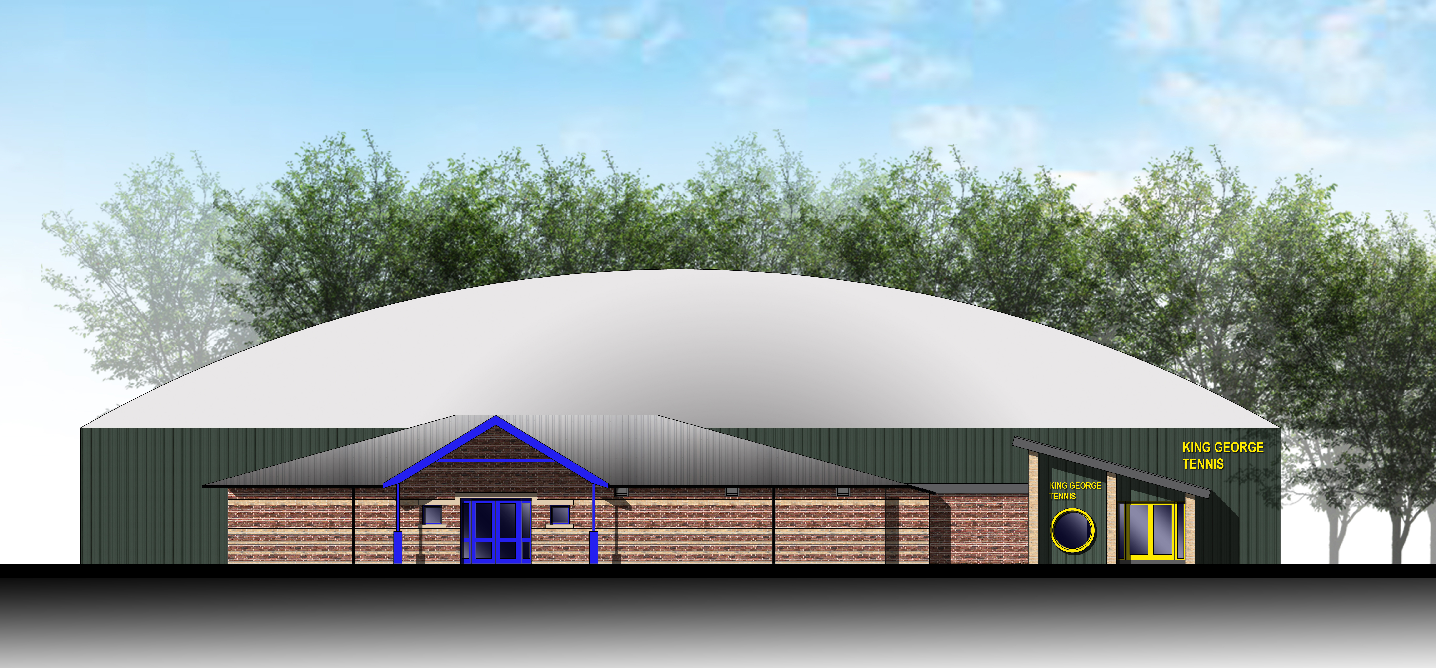 D&G Tennis Centre Artist Impression